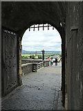 NS7993 : Stirling Castle portcullis by Thomas Nugent
