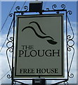 TF3418 : Sign for the Plough, Holbeach St Johns by JThomas