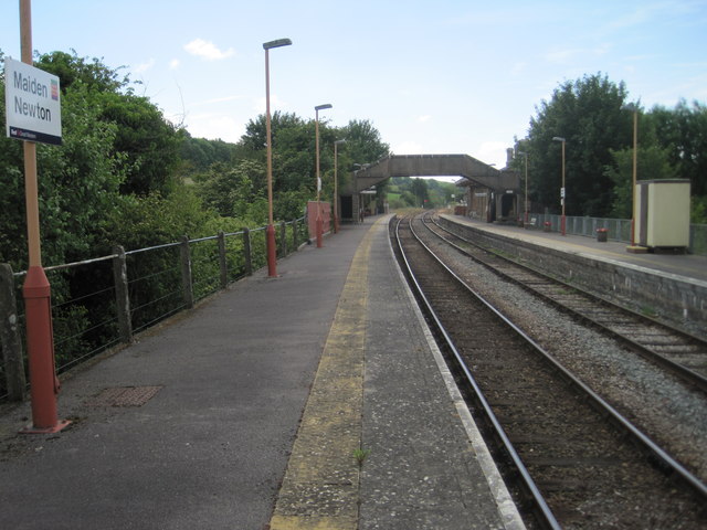 Maiden Newton railway station, Dorset © Nigel Thompson cc-by-sa/2.0 ...