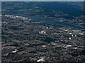 Edmonton and the Lea Valley reservoirs from the air