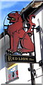 Red Lion Inn name sign, Cardigan