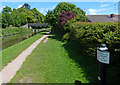 Towpath along the Trent & Mersey Canal