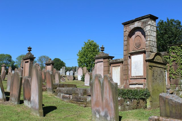 Graveyard at Tinwald Parish Church