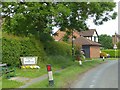 Village sign, Station Lane, Shipton