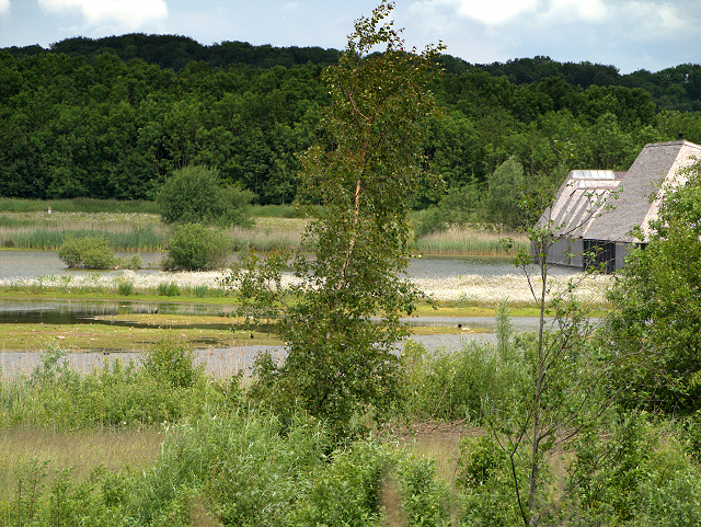 Meadow Lake and Visitor Village, Brockholes Nature Reserve