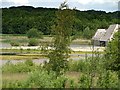 SD5830 : Meadow Lake and Visitor Village, Brockholes Nature Reserve by David Dixon