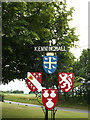 TM0385 : Kenninghall Village sign by Geographer
