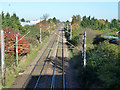 Railway north of Southbury station