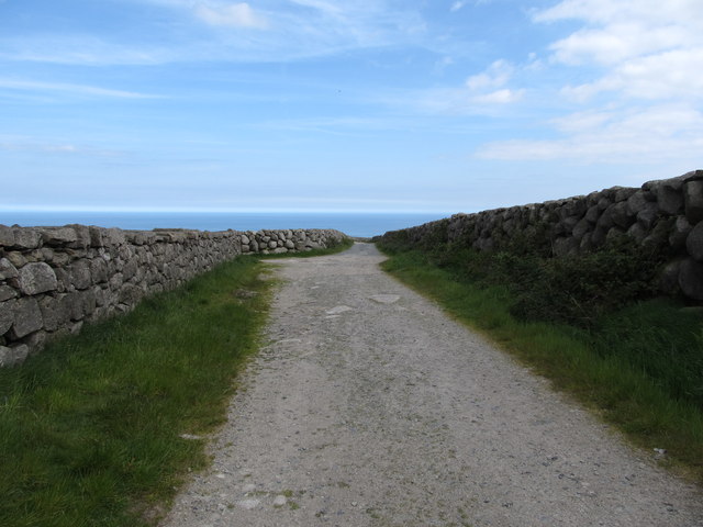 The Carrick Little road at Carrick Big