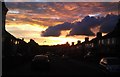 Sunset over Duncan Road, Aylestone