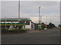 TQ0770 : BP service station on Staines Road West by David Howard
