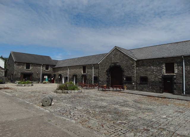 The old dairy yard, Dartmoor Prison