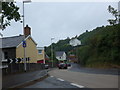 Speed camera sign entering Llanbardan Fawr