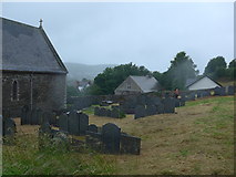SN5981 : St Padarn, Llanbadarn Fawr: churchyard (xvii) by Basher Eyre