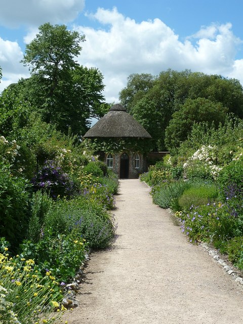 West Dean - Walled garden and summer house