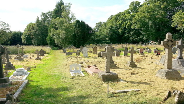 Western end of St. Mary's graveyard
