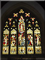 TM0081 : Stained Glass Window of St.John the Baptist Church by Geographer