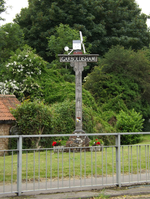 Garboldisham Village sign © Geographer :: Geograph Britain and Ireland