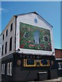 J3473 : Ulster Tower Thiepval Memorial Mural off Donegall Pass by Eric Jones