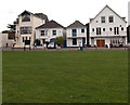 Houses at the SE end of Bath Road, Lymington