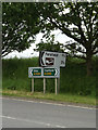 Roadsigns on the A1066 Diss Road