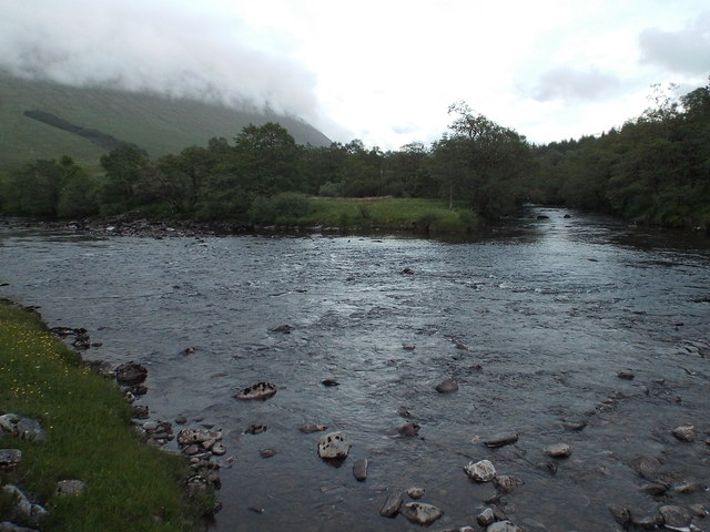 River confluence near Bridge of Orchy