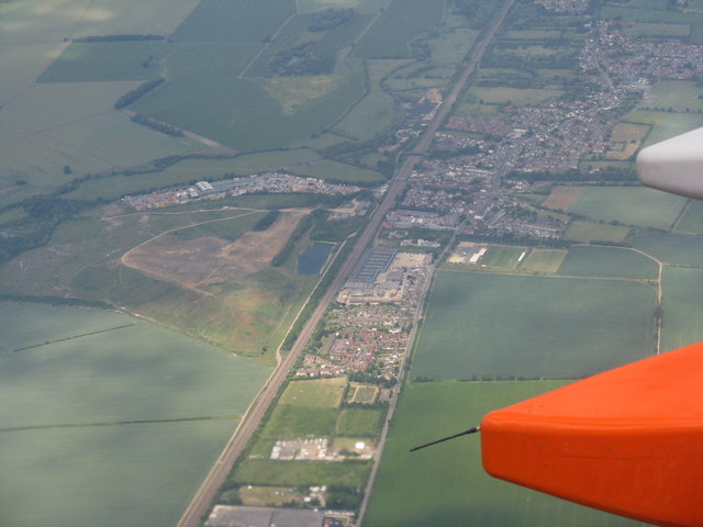 Arlesey from the air