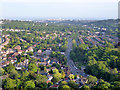 Aerial view south towards central Brighton