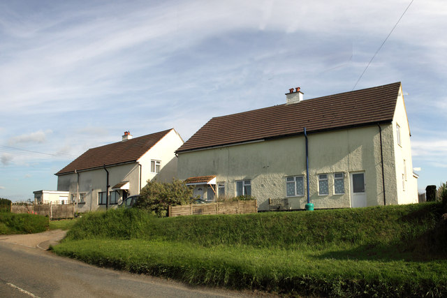 Houses on the B3227 Road