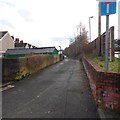 Side road on the south side of Hall Street, Blackwood