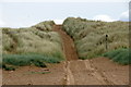 Track through the dunes, Raven Meols, Formby