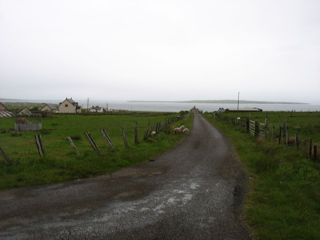 A minor road in Dunscansby