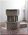 St Mary & St Clement, Clavering - Font