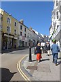 Looking from Mill Street into the High Street