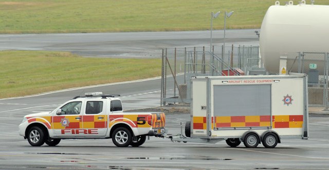 Belfast City Airport Fire and Rescue Service vehicle (July 2015)