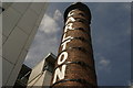 View of the M. K. Carlton chimney from Roach Road