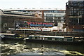 View of Swan Wharf from the footbridge next to Old Ford Lock