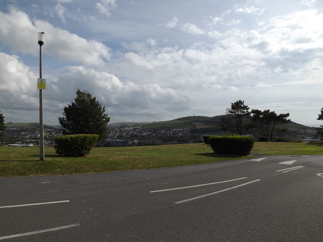 View off Llanbadarn Road