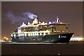 SJ3292 : RMS Queen Mary 2, River Mersey by El Pollock