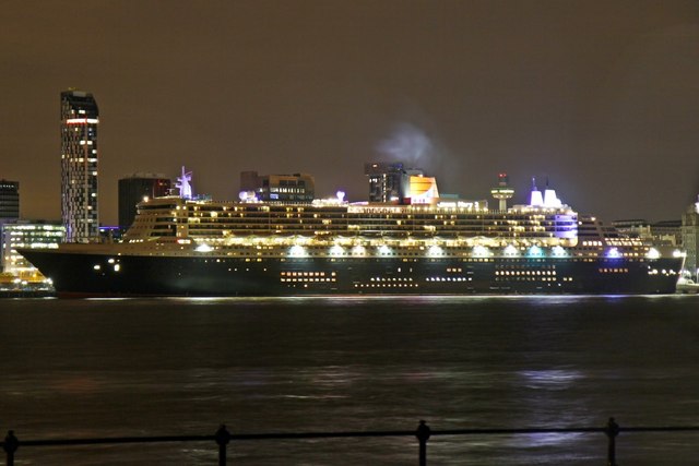 RMS Queen Mary 2, Liverpool Cruise Terminal