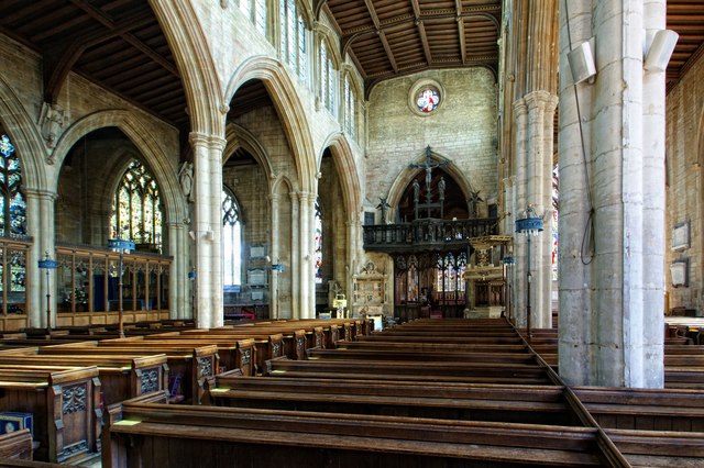 Interior of the Church of St Denys, Sleaford
