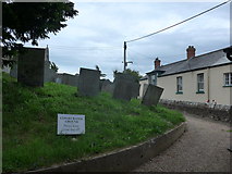 SS4728 : St. Peter, Westleigh: churchyard (i) by Basher Eyre