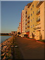 Apartments on the waterfront at Holes Bay