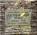 Plaque, Catherine Ford Bridge