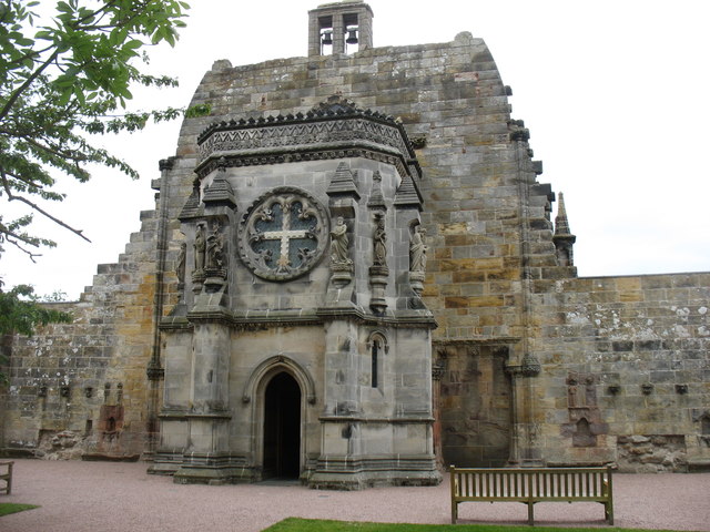The west front of Rosslyn Chapel