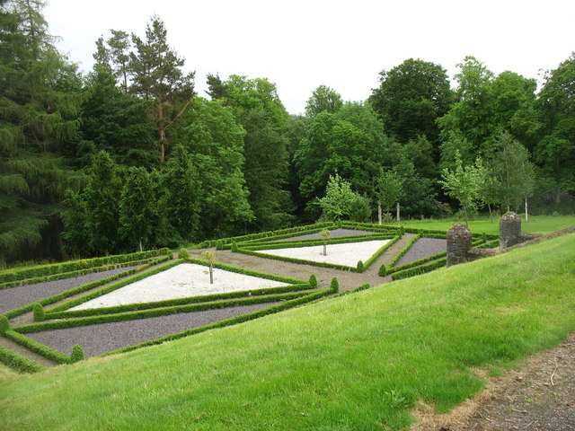 Grounds of the Cringletie Hotel