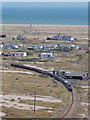 Dungeness: the train shortly arriving