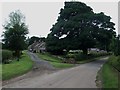 Road junction at Lilburn Grange