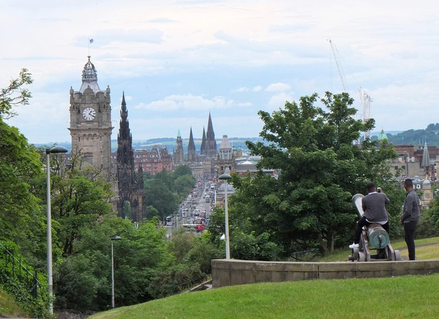 Princes Street From Calton Hill Jim Barton Cc By Sa Geograph