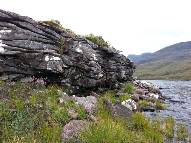 Rock face - Loch Lundie